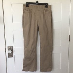 Lee’s Style Up khaki pants.